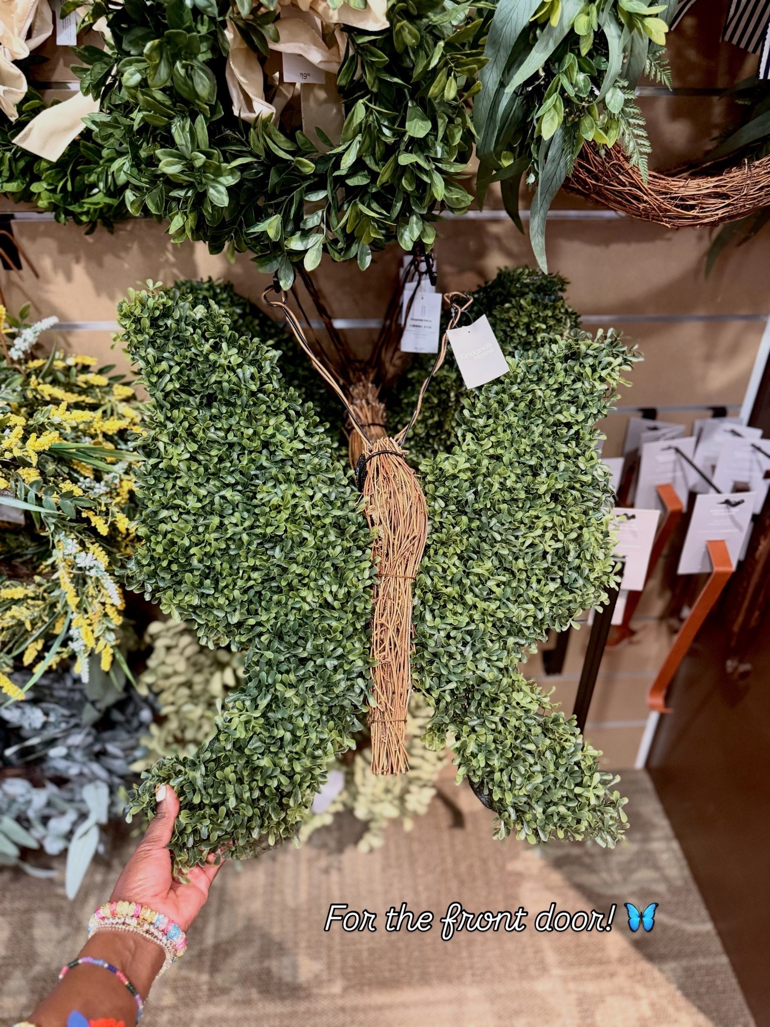 love this greenery butterfly front door signage from @Kirkland's 🦋

#LTKgrwm #LTKSaleAlert #LTKHome