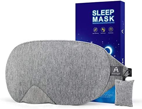 Mavogel Cotton Sleep Eye Mask - Updated Design Light Blocking Sleep Mask, Soft and Comfortable Ni... | Amazon (US)