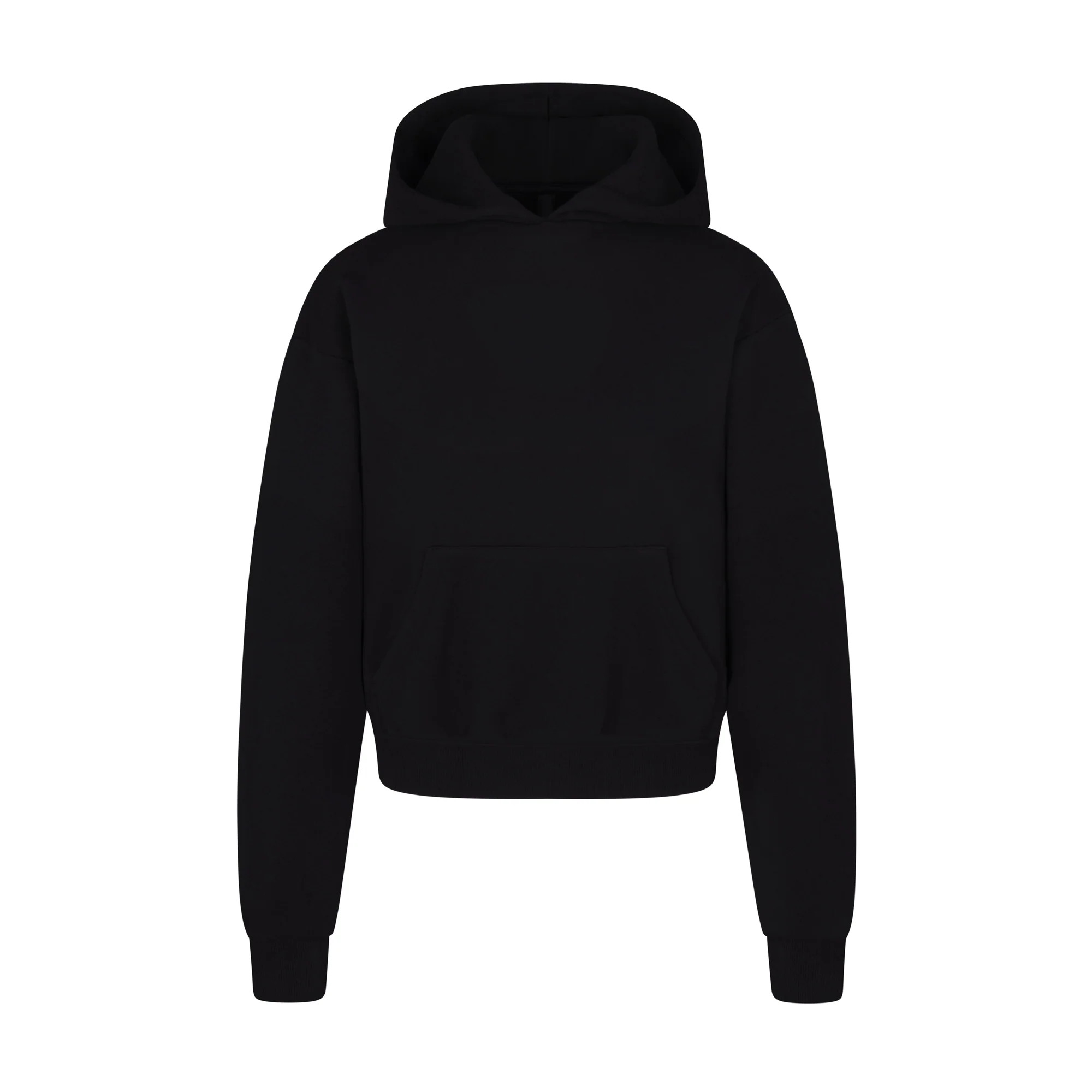 COTTON FLEECE CLASSIC HOODIE | ONYX | SKIMS (US)
