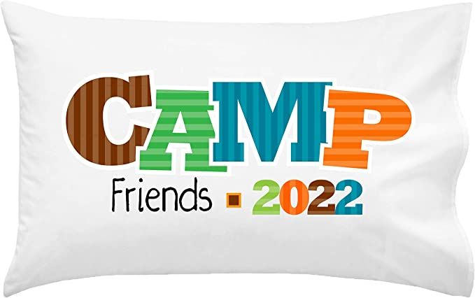 2022 Camp Friends Blue Autograph Pillowcase | Autograph Summer Camp Pillowcase | Sleepaway Camp P... | Amazon (US)