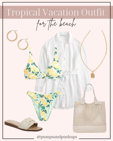 Tropical vacation outfit! ☀️

My sizing: XS