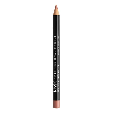 NYX Professional Makeup Slim Lip Pencil, Long-Lasting Creamy Lip Liner, Peekaboo Neutral, 0.035 oz | Walmart (US)