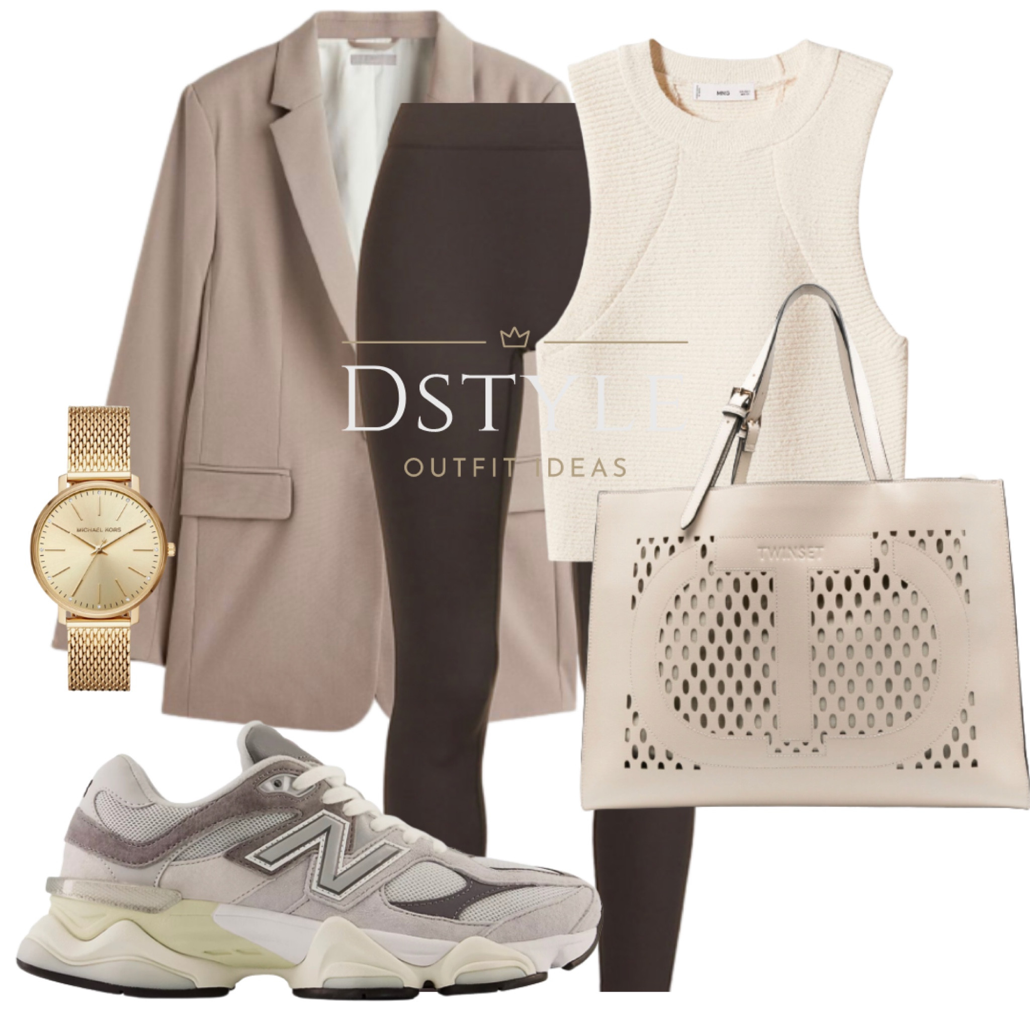 Discover the Versatility of this Cream Cropped Top, Coffee Bean Leggings, and Greige Blazer Ensemble. 🌟👚 But it's the Beautiful and Versatile New Balance Sneakers that Elevate this Look to Chic Heights! 😍👟 Perfect for Running Errands, Casual Meetings, or Weekend Brunch, this Outfit Seamlessly Blends Fashion and Function. Elevate Your Style with This Sophisticated Yet Relaxed Combination! 

#LTKFind #LTKshoecrush #LTKstyletip