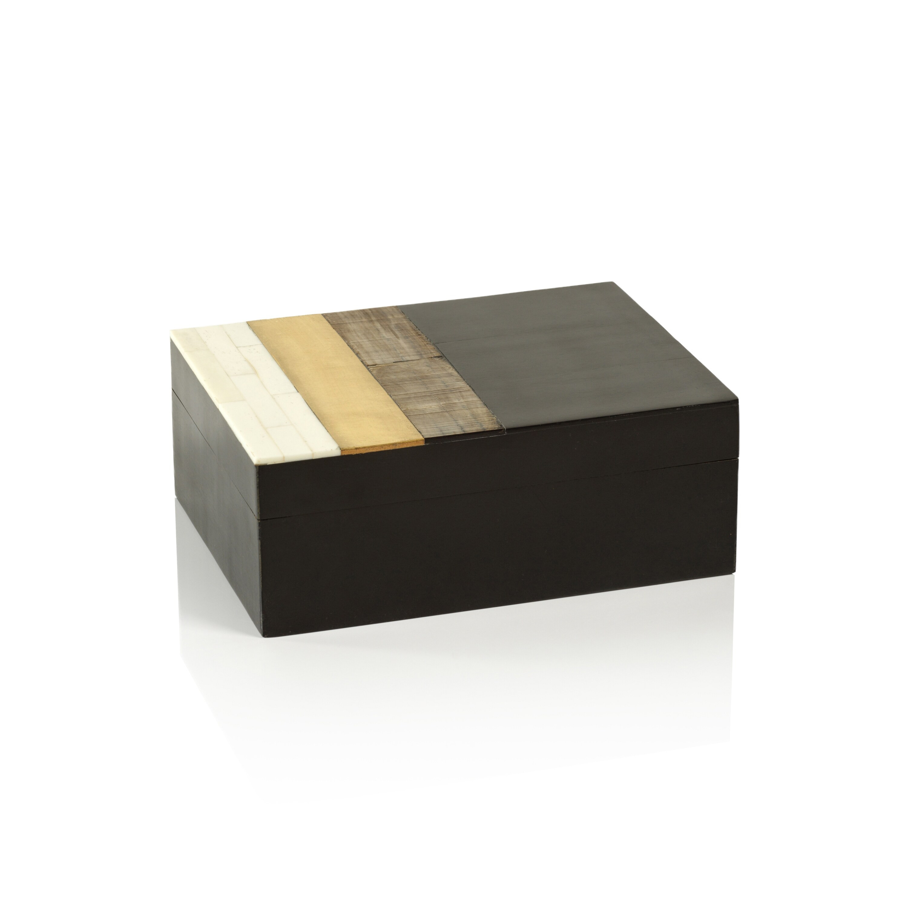 Sevran Horn Bone Decorative Box | Bed Bath & Beyond
