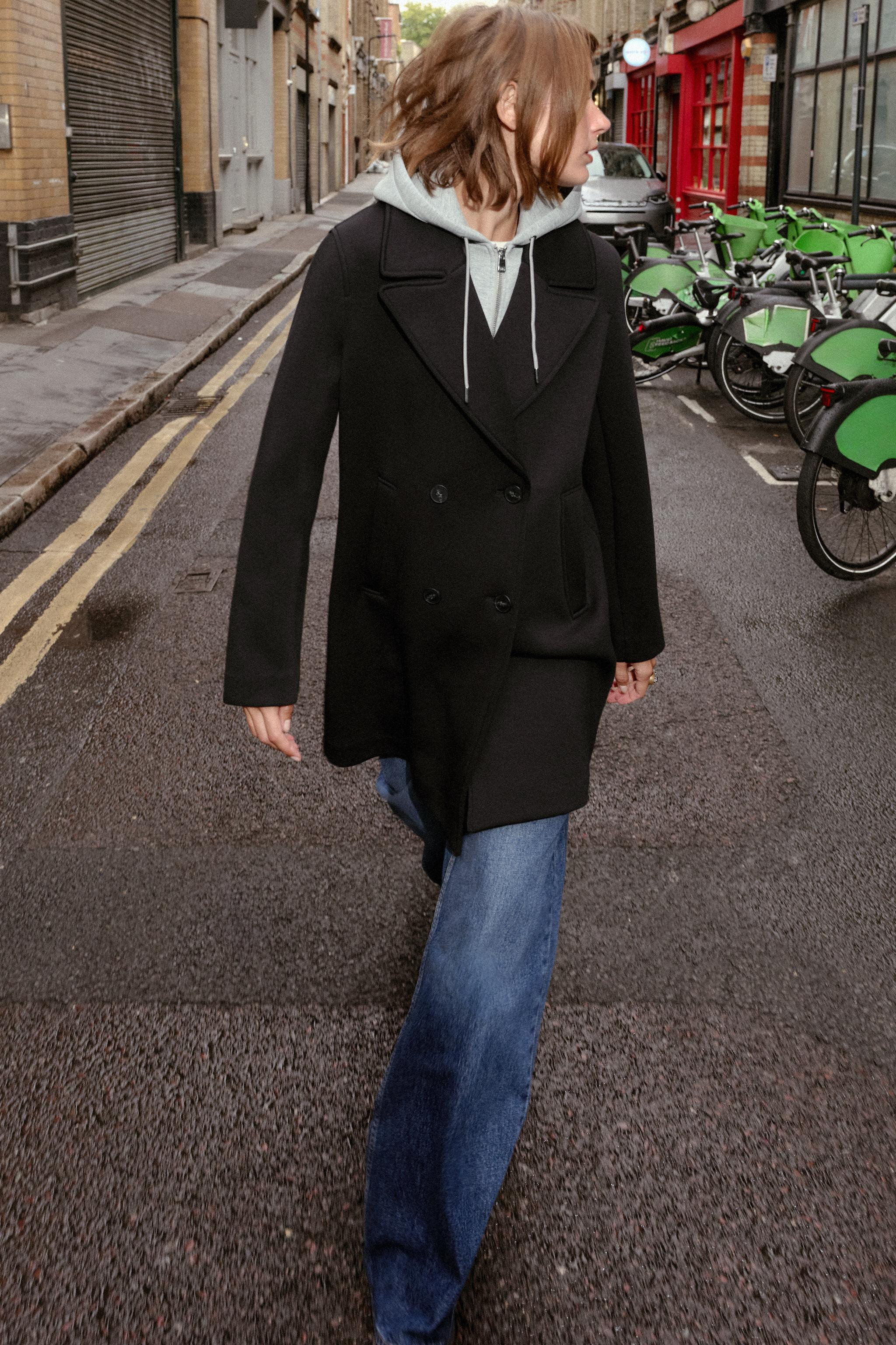 COMBINED HOODED COAT | Zara US