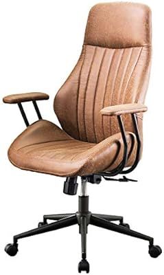 XIZZI Ergonomic Chair, Modern Computer Desk Chair,High Back Suede Leather Office Chair with Lumba... | Amazon (US)