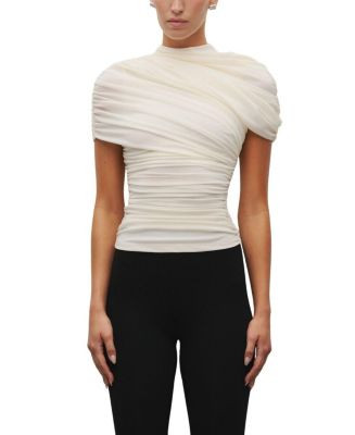 The Draped Shoulder Top | Bloomingdale's (US)