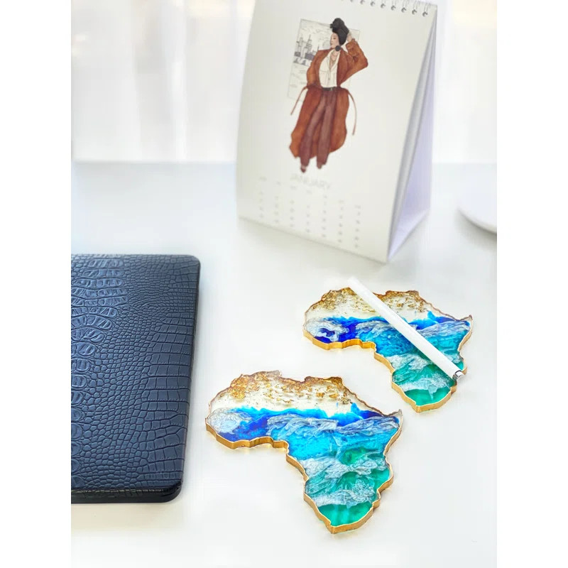 Paradise Blue Africa (Set of 2) | Wayfair North America