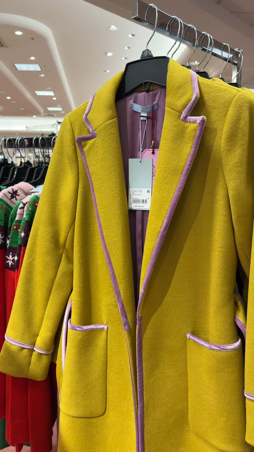 The prettiest Dillards holiday collection! This coat is so pretty. 

Women’s coat / womens peacoat / women’s long coat / women’s wool coat / colorful coat / colorful winter clothes / grandmillenial style / grandmillenial coat / grandmillenial winter / grandmillennial 