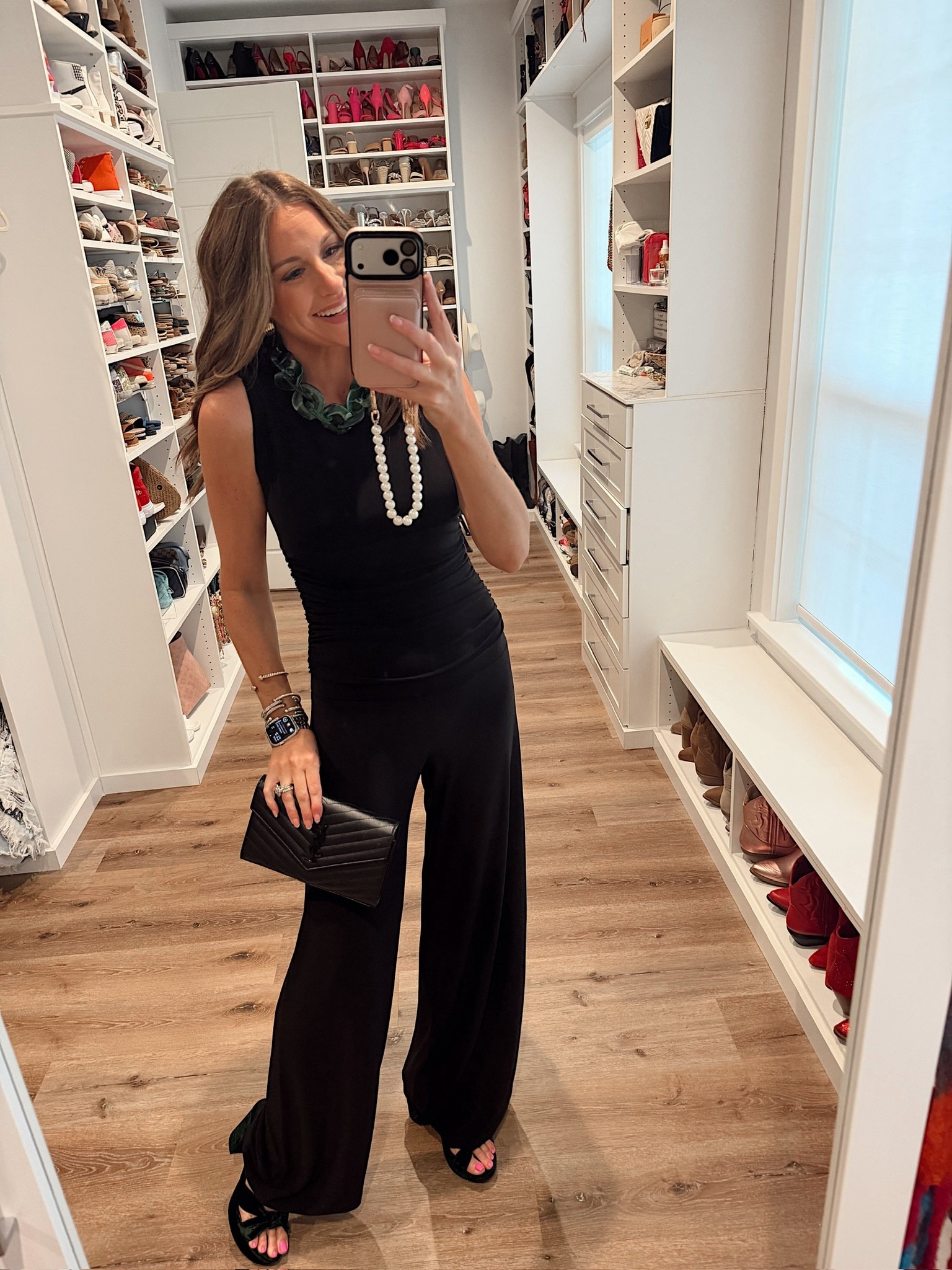 Birthday dinner ootn! In a small jumpsuit, platform shoes and accessories - fits tts. 

#LTKgrwm #LTKSeasonal #LTKootd