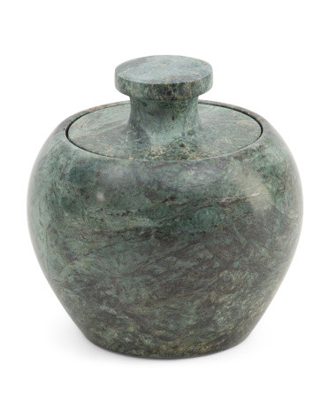 Marble Canister With Lid | Marshalls