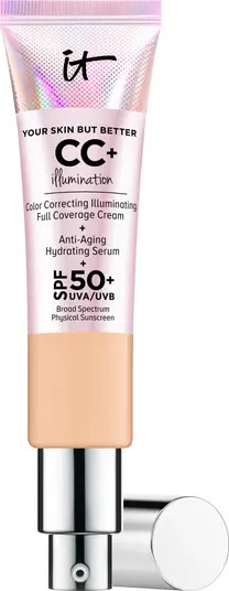 IT Cosmetics CC+ Cream Illumination SPF 50+ Full Coverage Cream Corrector & Serum | Nordstrom | Nordstrom