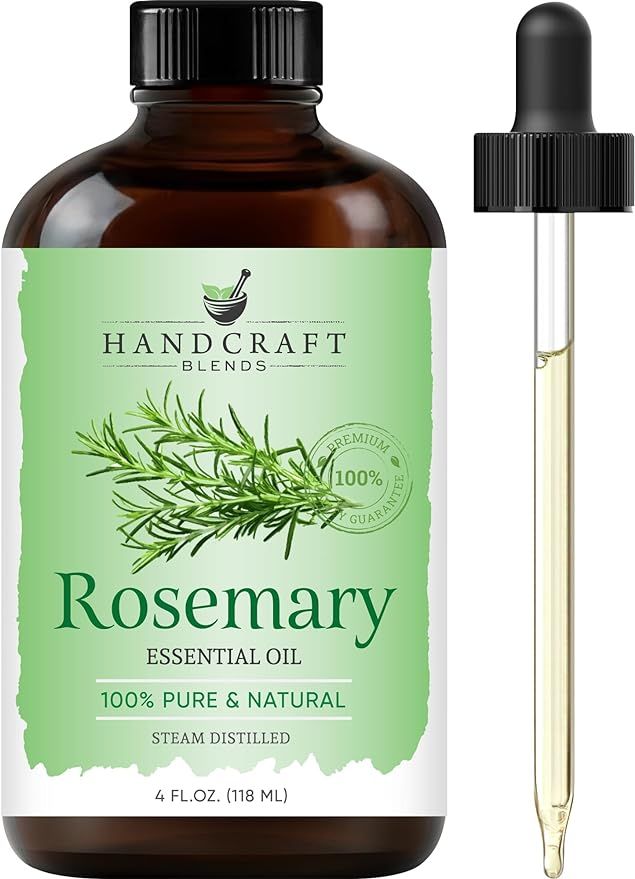Handcraft Blends Rosemary Essential Oil - Huge 4 Fl Oz - 100% Pure and Natural - Premium Grade wi... | Amazon (US)