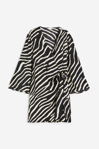 Satin wrap dress | H&M (UK, MY, IN, SG, PH, TW, HK)