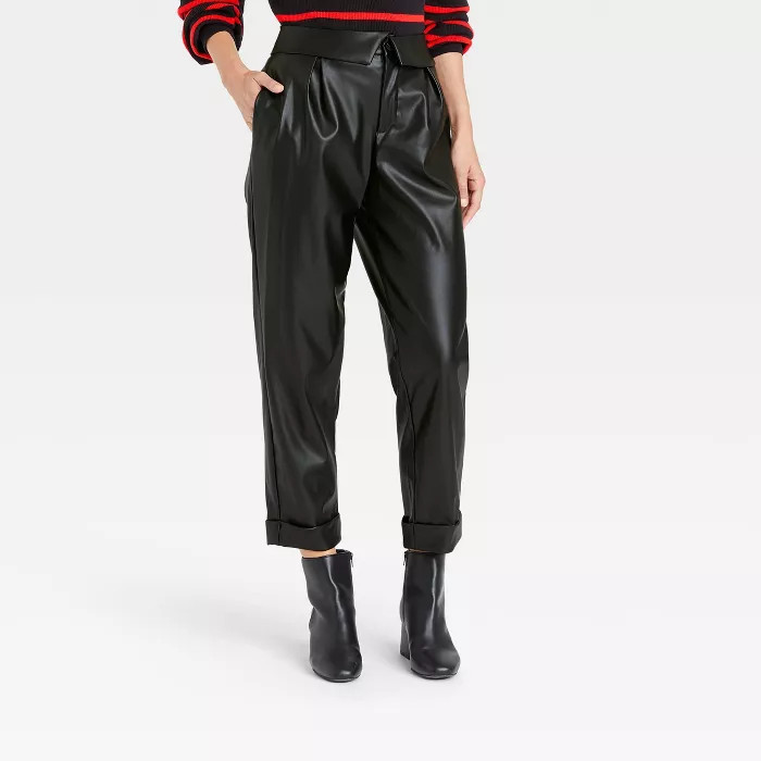 Women's Mid-Rise Straight Leg Trousers - Who What Wear™ | Target