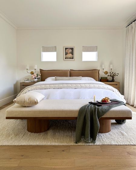 Bedroom design 

Upholstered bed, daybed, bench, nightstand, pillow, cream rug, neutral 



#LTKstyletip #LTKhome #LTKfamily
