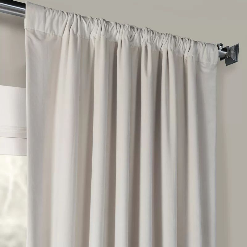 Livia Riverton Solid Room Darkening Thermal Rod Pocket Single Curtain Panel | Wayfair North America