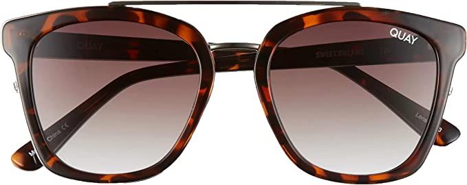 Amazon.com: Quay Australia Women's Sweet Dreams 55mm Square Sunglasses (Tort/ Brown Fade, One Siz... | Amazon (US)