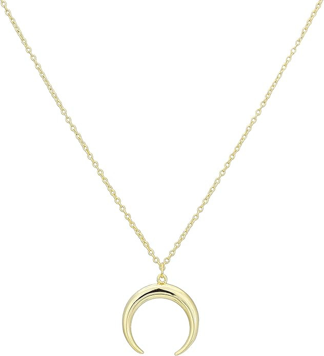 Moon Necklace for Women Gold Necklaces for Women - 18K Gold - Crescent Moon Necklace - Half Moon ... | Amazon (US)