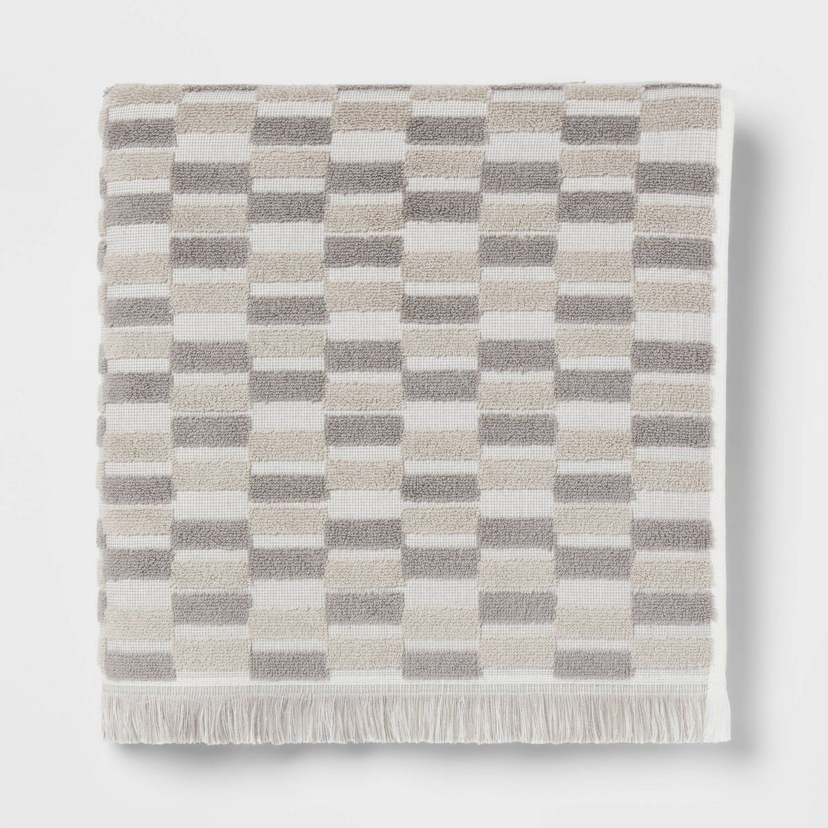 Checkerboard Towel Gray/White - Threshold™ | Target