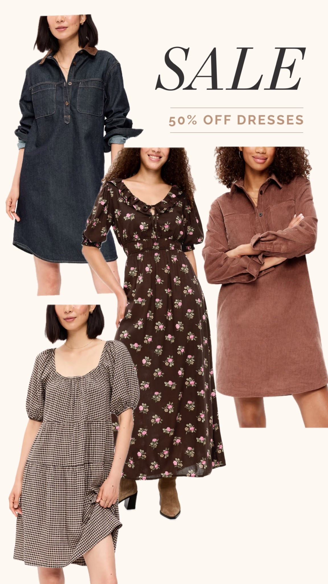 Women’s fall dresses 50% OFF!

#LTKootd #LTKgrwm #LTKSaleAlert