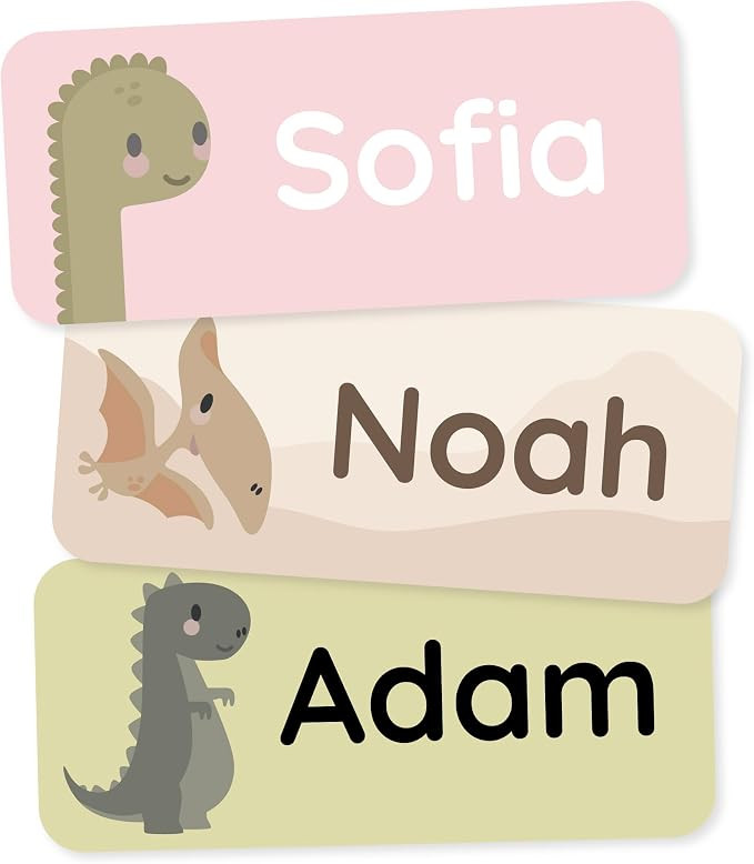 Personalized Name Labels for Kids (60) – Clothing Labels & Daycare Labels – Custom Waterproof... | Amazon (US)