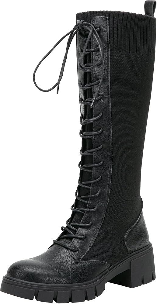 Jeossy Women's 9603 | Knee High Boots | Platform Chunky Heel Boots for Women | Amazon (US)