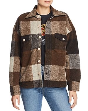 Anine Bing Bobbi Plaid Flannel Jacket | Bloomingdale's (US)