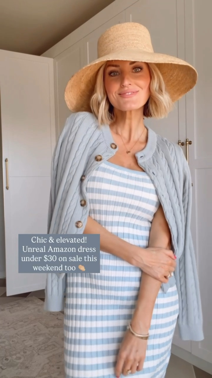 The cutest dress for spring & summer! Truly so many ways to style! Wearing M.

Loverly Grey, Amazon find, Amazon fashion, blue and white striped maxi dress, spring fashion, spring outfit ideas 

#LTKootd #LTKSeasonal #LTKTravel