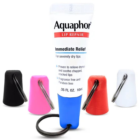 Keychain Cap for Aquaphor Lip Repair Balm - (Keychain Cap Only) Travel Size Chapstick Ointment for Lips - Healing Stick Mini Tube - Made in USA (Blue) | Walmart (US)