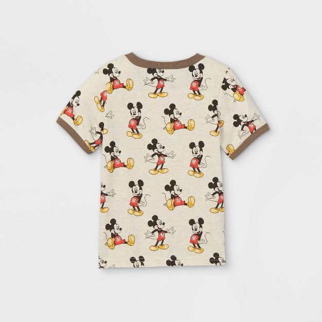 Toddler Boys' Mickey Mouse Short Sleeve Mickey Mouse Graphic T-Shirt - Gray | Target