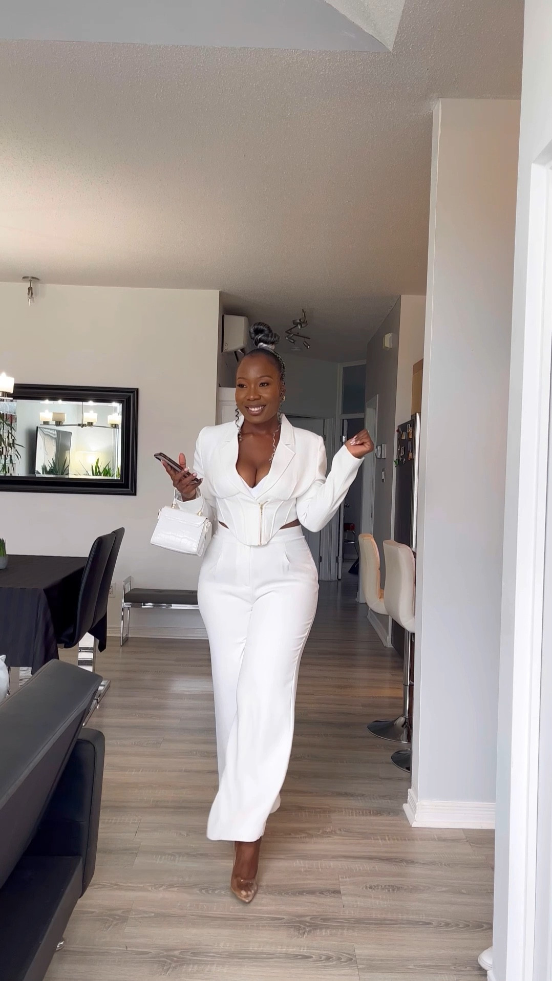 When the dress code is all white and you just got your fibroids removed so even though you’re on your period, you can still wear white 🥲 A flex. 
This set is now on sale for a fraction of the price I purchased it at last year!

#LTKunder100 #LTKFind #LTKstyletip