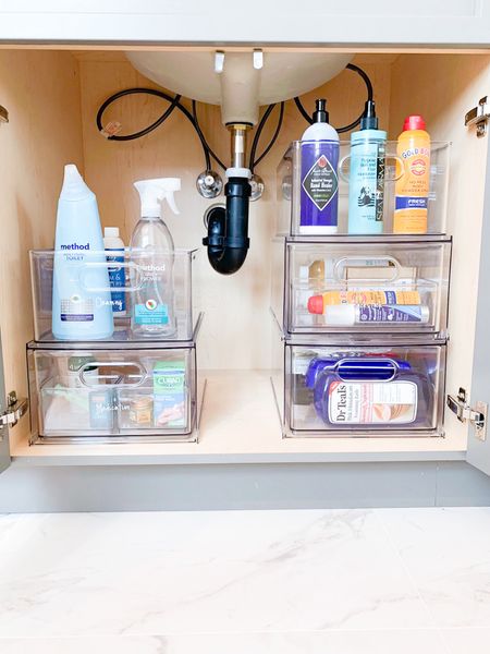Under The Sink Organization Essentials 🤍

#LTKbeauty #LTKhome #LTKfindsunder50