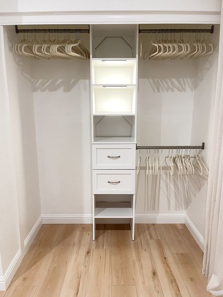 I put up mya’s closet system and it looks incredible. This closet system is customizable to size because you can cut the rods to make them longer or shorter! 

#LTKfindsunder100 #LTKhome #LTKstyletip