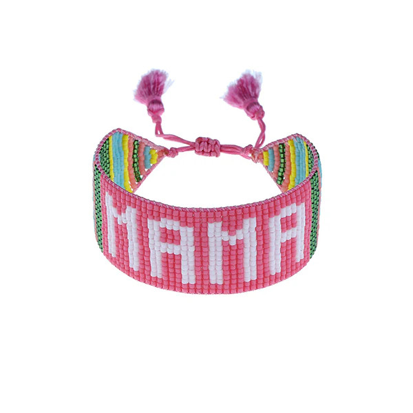 Pink MAMA Beaded Bracelet | HART