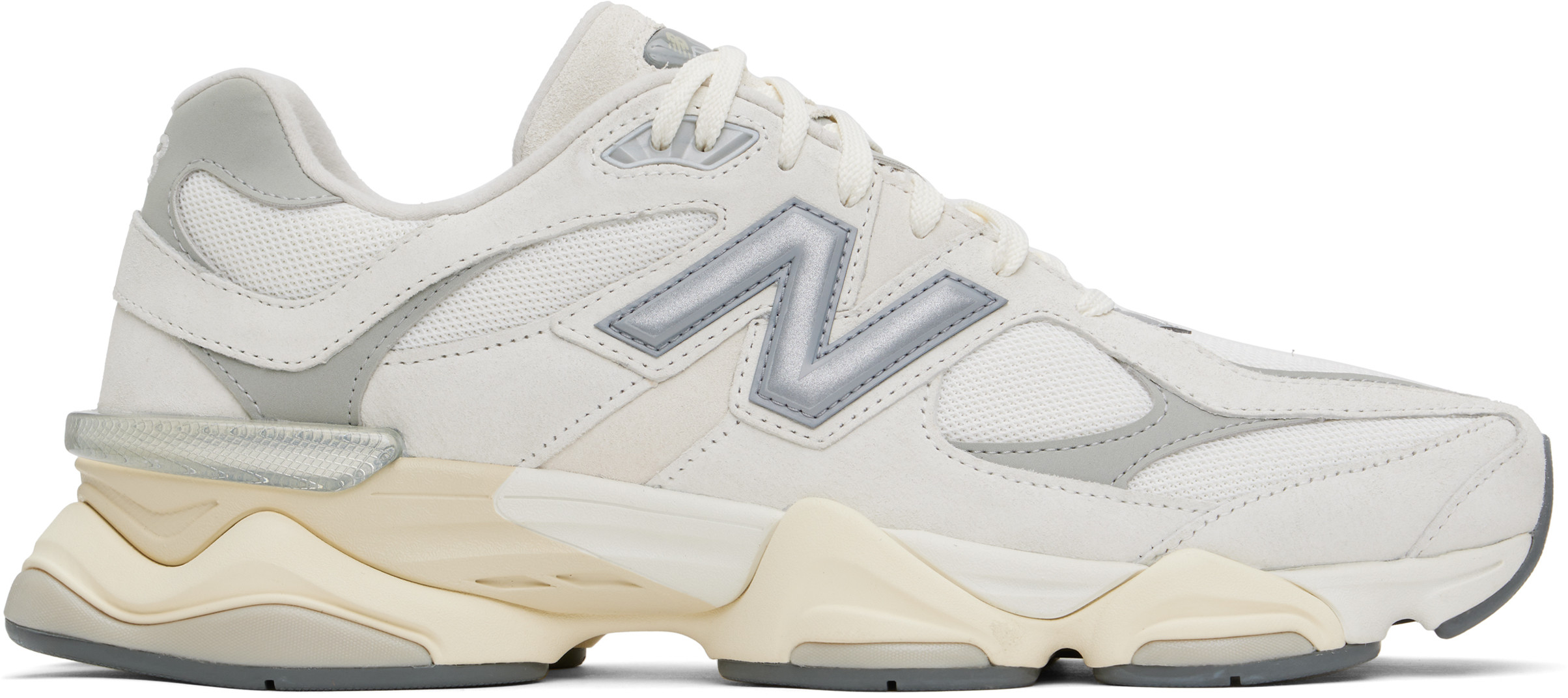 New Balance Off-White & Gray 9060 Sneakers | SSENSE