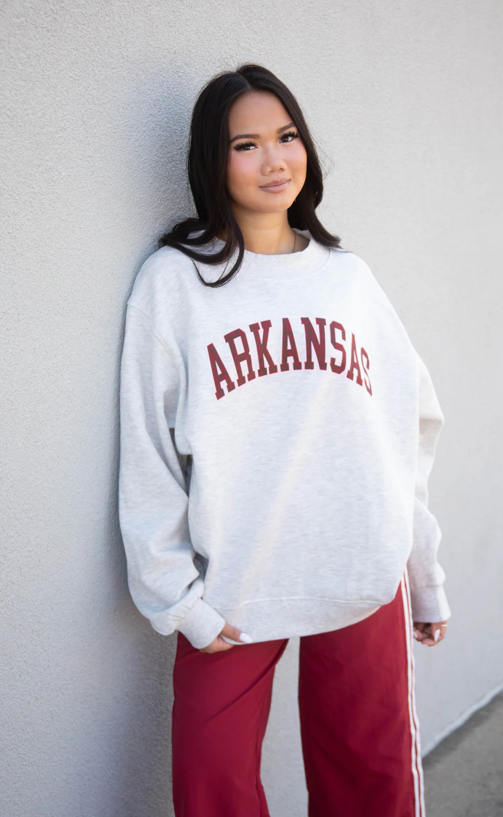 charlie southern: arkansas mock neck - red plaid | RIFFRAFF