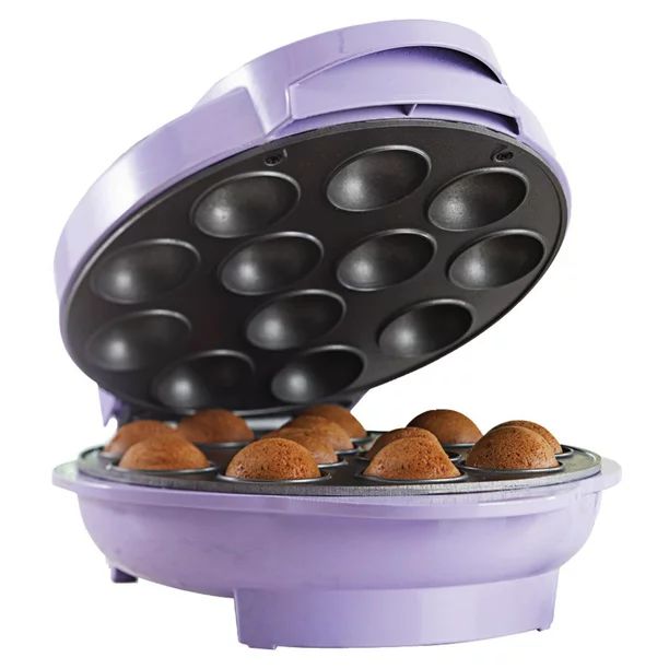 Brentwood Appliances Non-Stick 12 Cake Pop Maker in Purple - Walmart.com | Walmart (US)