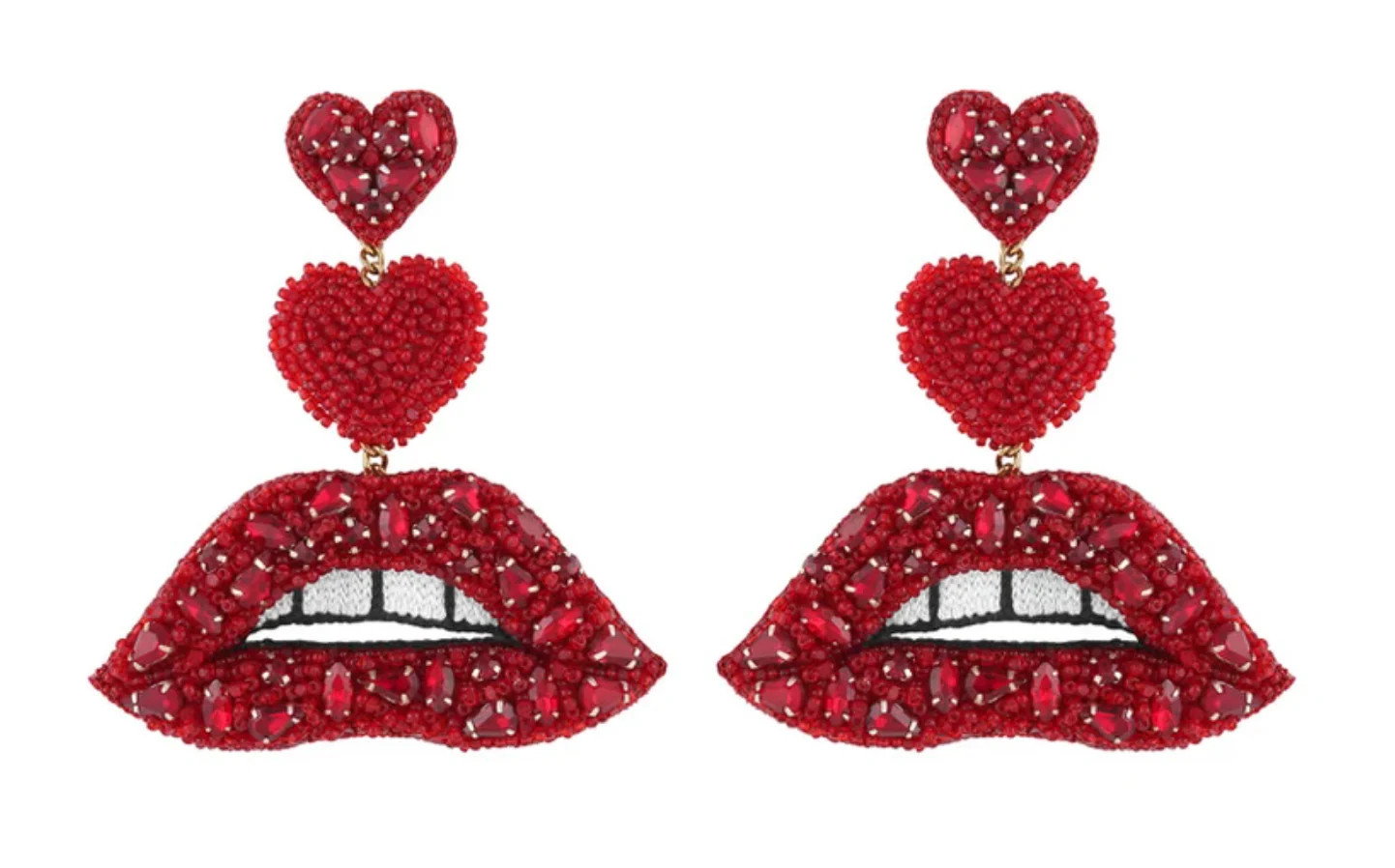 Lips Earrings | Susan Saffron Jewelry