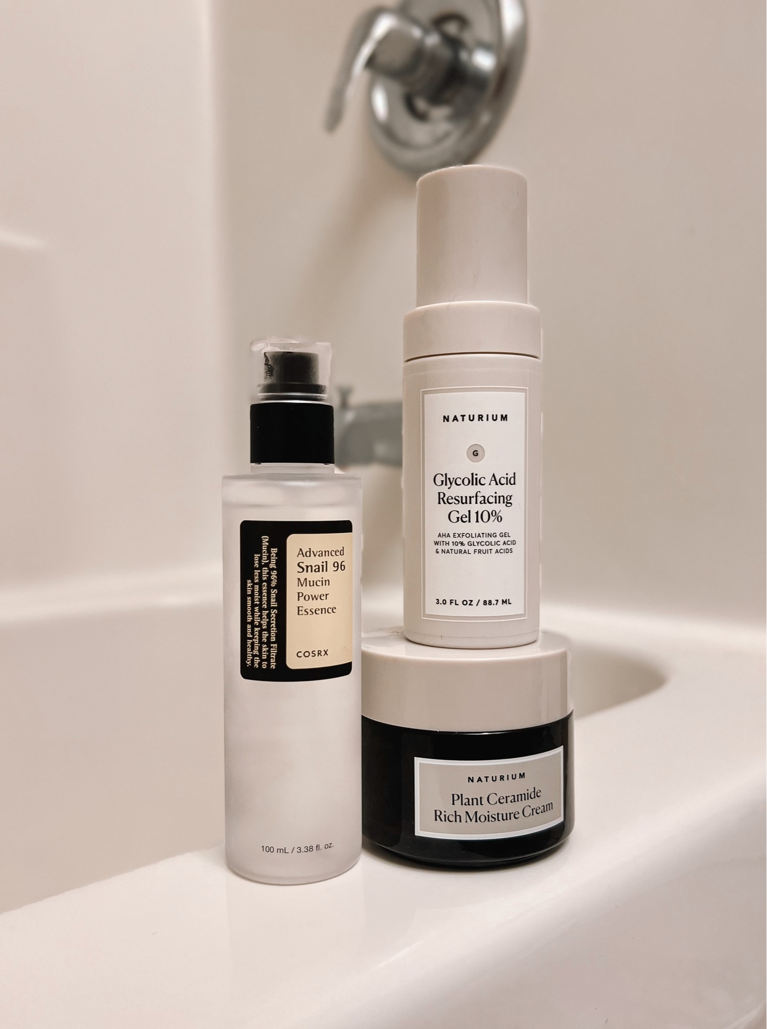 Tonight’s skincare lineup // Naturium + Cosrx

Snail 96 mucin power essence, ppant ceramide moisturizer, glycolic acid resurfacing gel, beauty, serum, cream, easy application, skincare girly, healthy skin, exfoliating, exfoliate, natural fruit acids, advanced, secretion, Amazon, glass skin, glassy, smooth, texture

#LTKGiftGuide #LTKbeauty #LTKfindsunder50