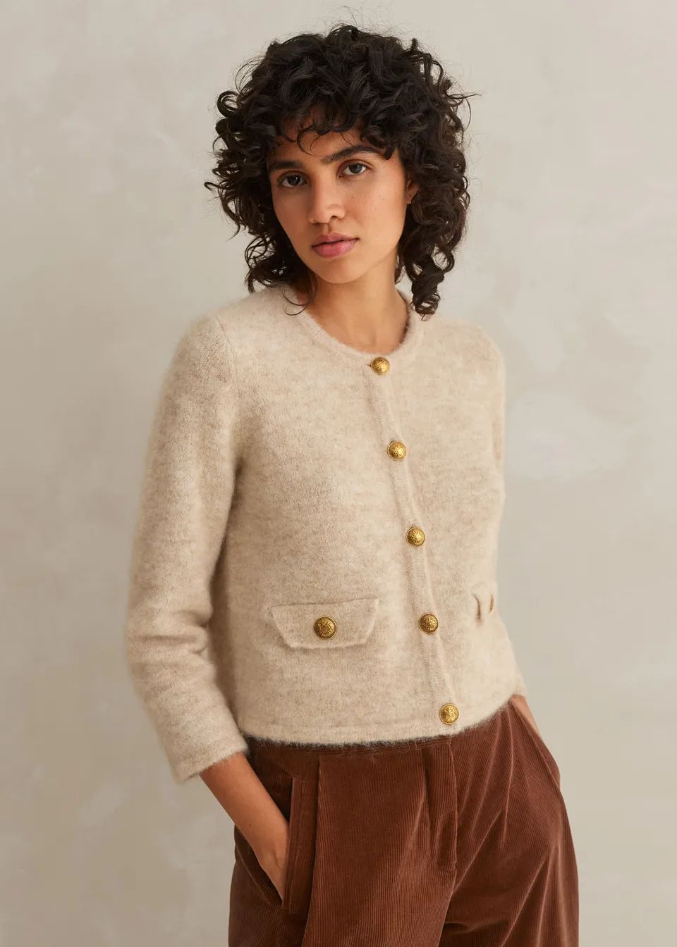 Alpaca Bracelet Sleeve Knitted Jacket | ME+EM Global (Excluding US)