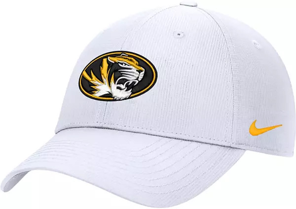 Nike Men's Missouri Tigers White Dri-FIT Club Flex Logo Adjustable Hat | Dick's Sporting Goods