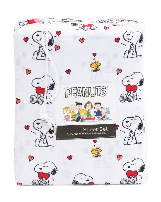 Snoopy Valentines Hearts Sheets Set | Bed & Bath | Marshalls | Marshalls