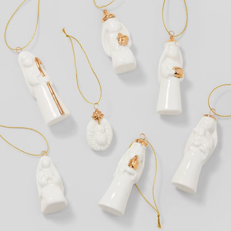 7pc Nativity Premium Christmas Tree Ornament Set - Wondershop™ | Target