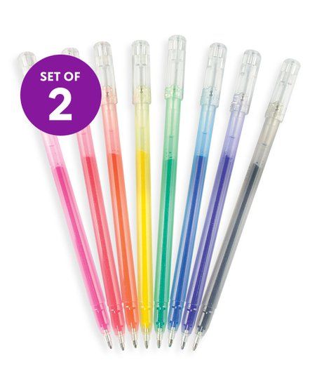 Radiant Writers Glitter Gel Pens - Set of Two | Zulily