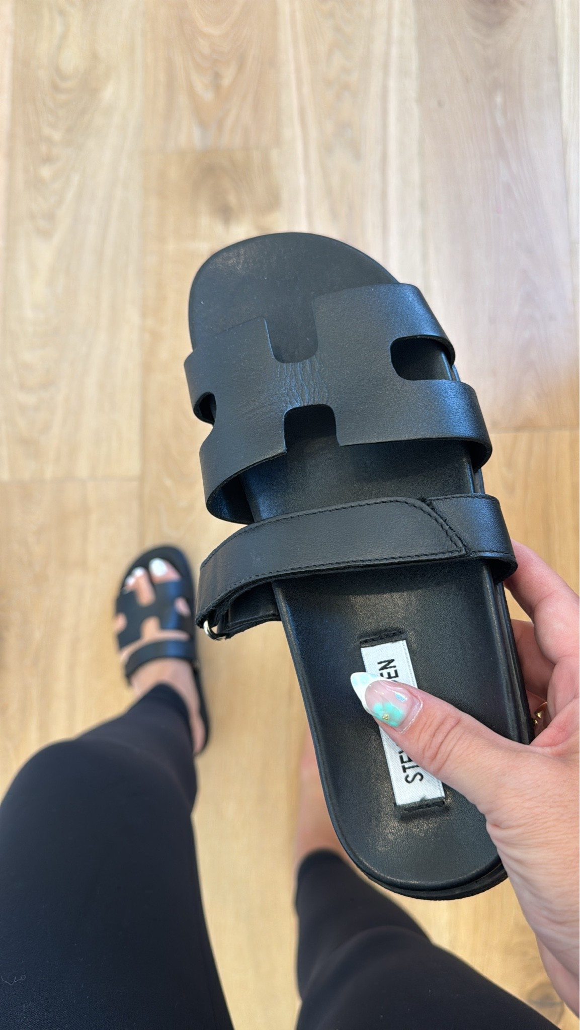 These are the sandals I keep reaching for all summer. 🤍 They go with literally everything, they’re so comfortable for all-day wear, and they have that effortless designer-inspired look without the designer price tag. Definitely one of my most-worn finds this season! ✨

#LTKStyle #LTKFashion #SummerSandals #SteveMadden #DesignerInspired #SandalSeason #EverydayStyle #SummerShoes #NeutralStyle #OOTD

#LTKdayinmylife #LTKmomlife #LTKootd