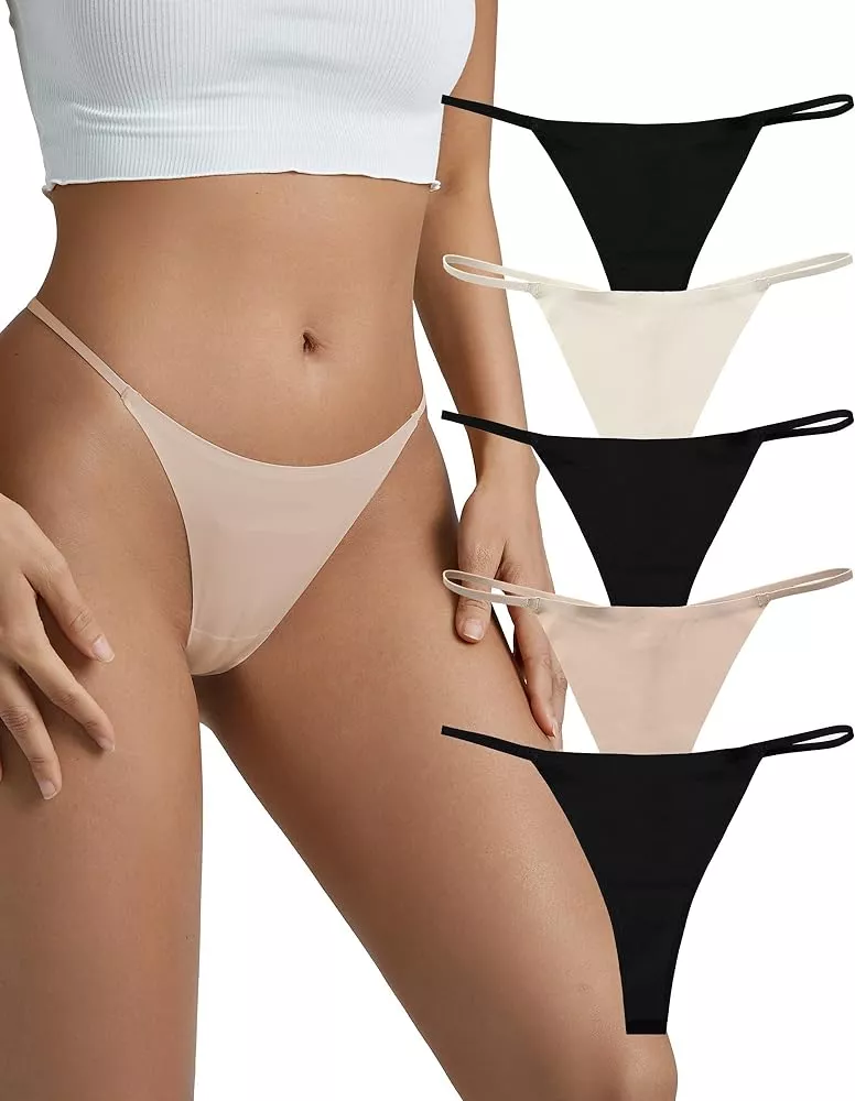  SHARICCA Women Seamless Underwear Bikini No Show