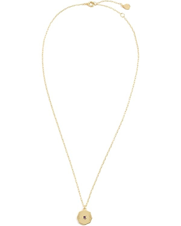 gorjana Women's Birthstone Coin Necklace | Amazon (US)