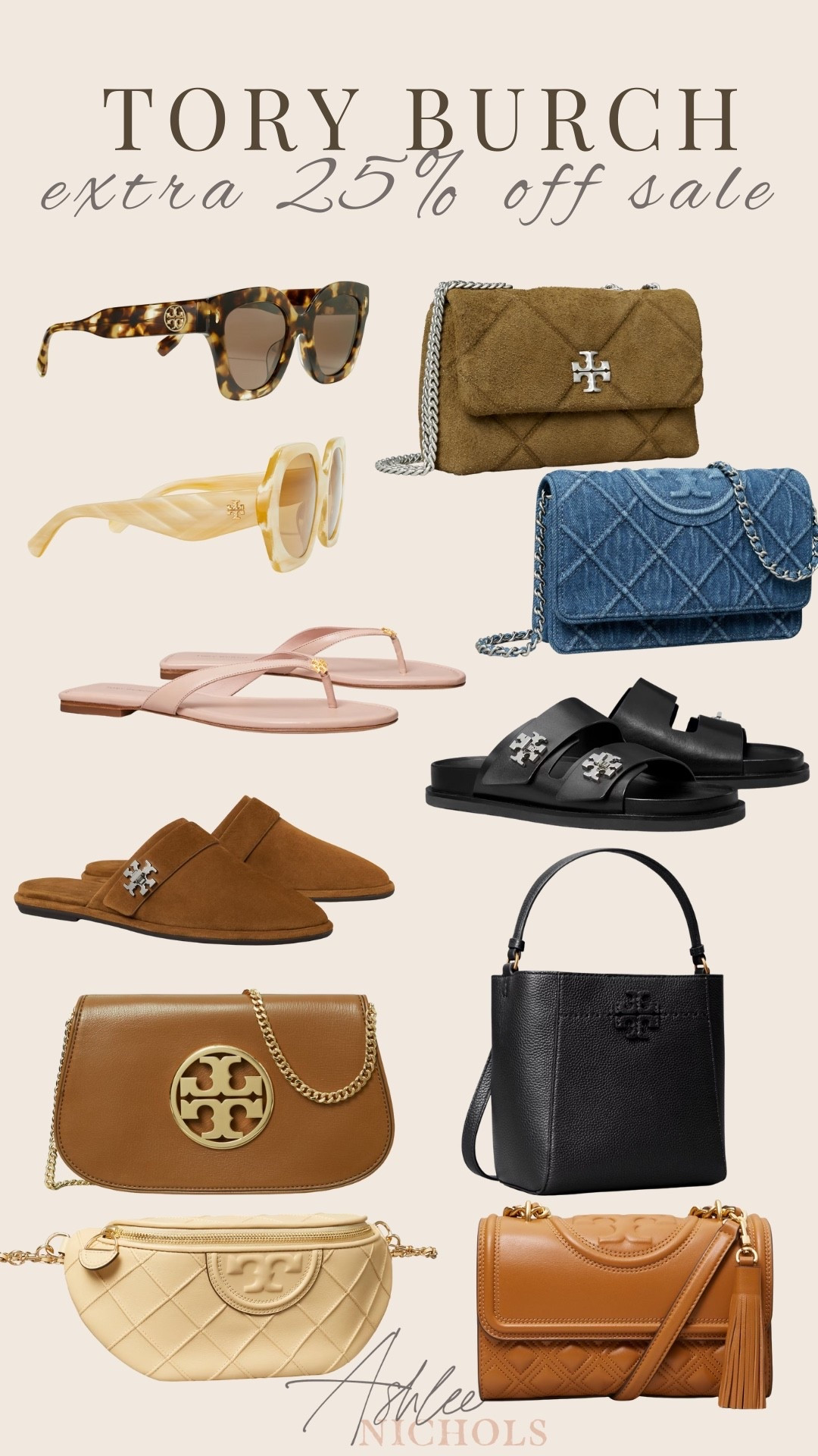 Take an extra 25% off sale styles at Tory Burch!

Designer sale, denim bag, quilted bag, flip flops, slide sandals

#LTKSaleAlert #LTKSeasonal