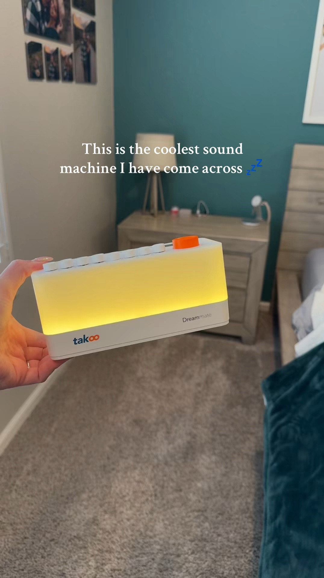 The Takoo sound machine is the coolest I have come across! Not only is it a night light, Bluetooth speaker, and sound machine in one… but it’s also portable! 
This is a must have for a nursery or if you just need soothing sounds or white noise to sleep. 

#LTKHome #LTKBaby #LTKFamily